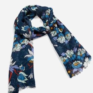 Vera Bradley Scarf Floral Bursts Soft Fringe